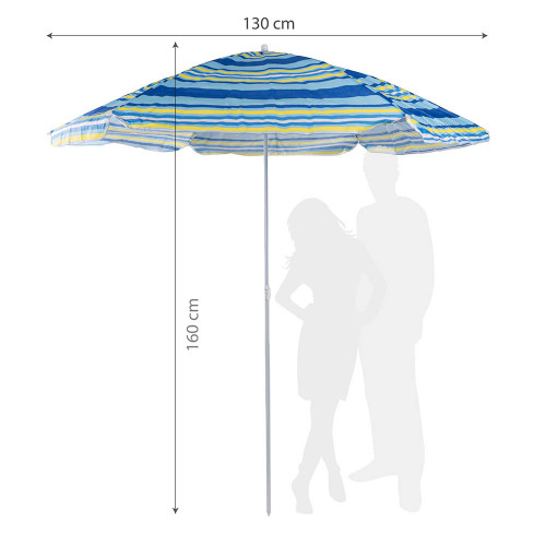 Плажен чадър Muhler U5016 - 1.30x1.60 м